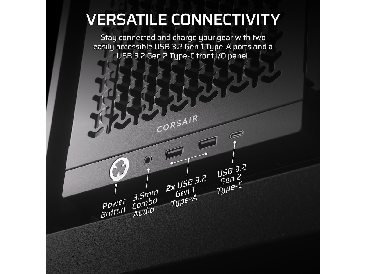 Corsair FRAME 4000D Mid-Tower (sort) Midi tower