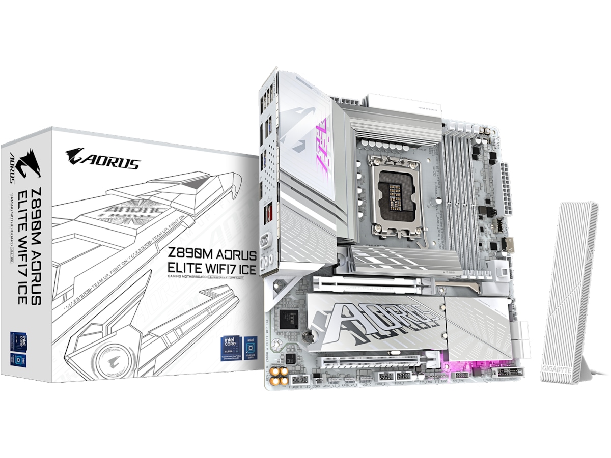 GIGABYTE Z890M A ELITE WF7 ICE Hovedkort Intel Socket