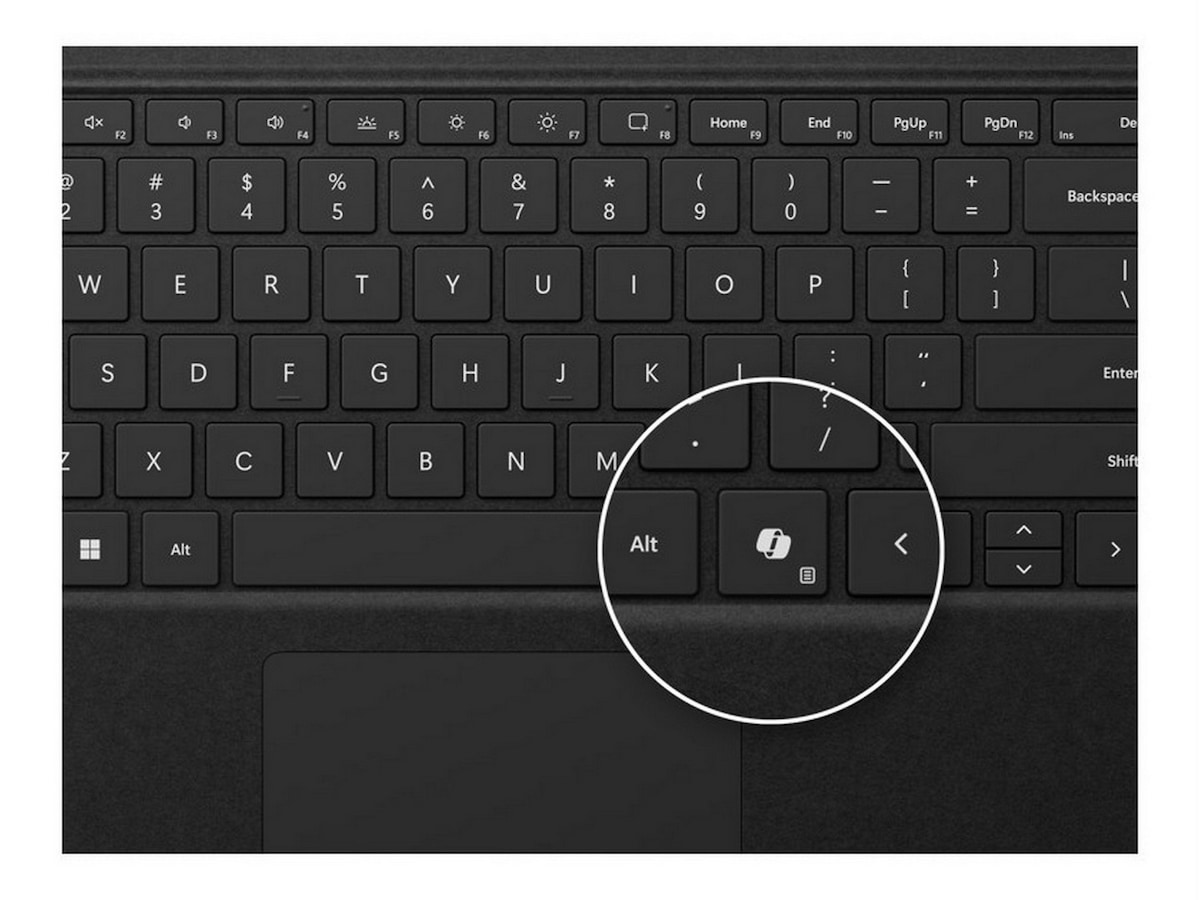 Microsoft Surface Pro Keyboard med Slim Pen (sort) Tastatur og stylus