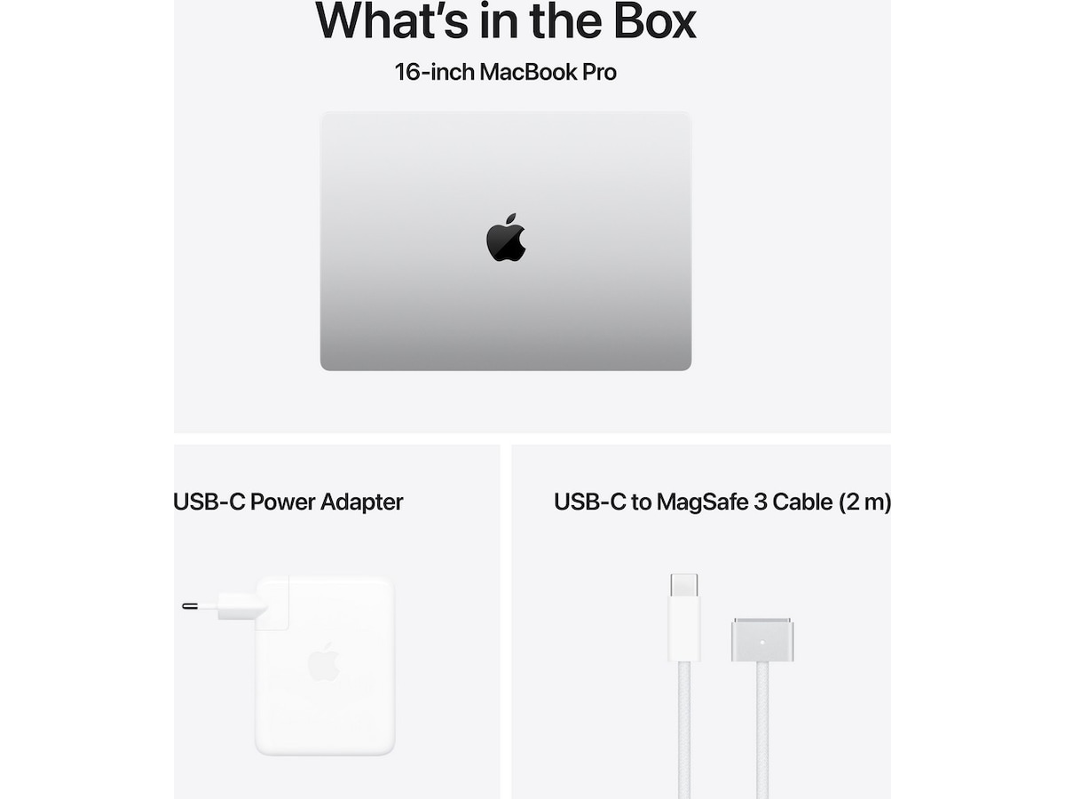 MacBook Pro 16 M4 Max (2024) 1TB (sølv) PC - Bærbar / laptop