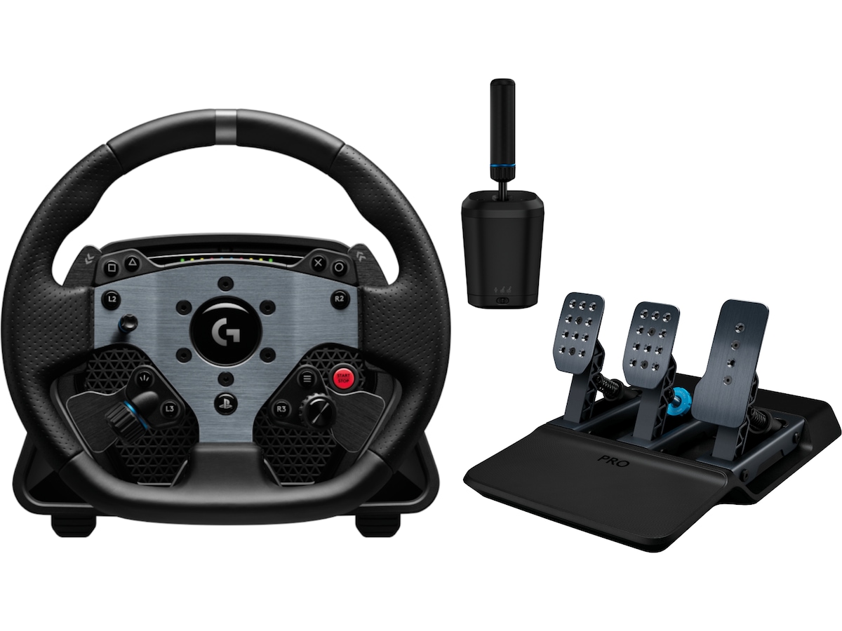 Logitech G PRO Racing Wheel PS/PC Ratt og pedaler