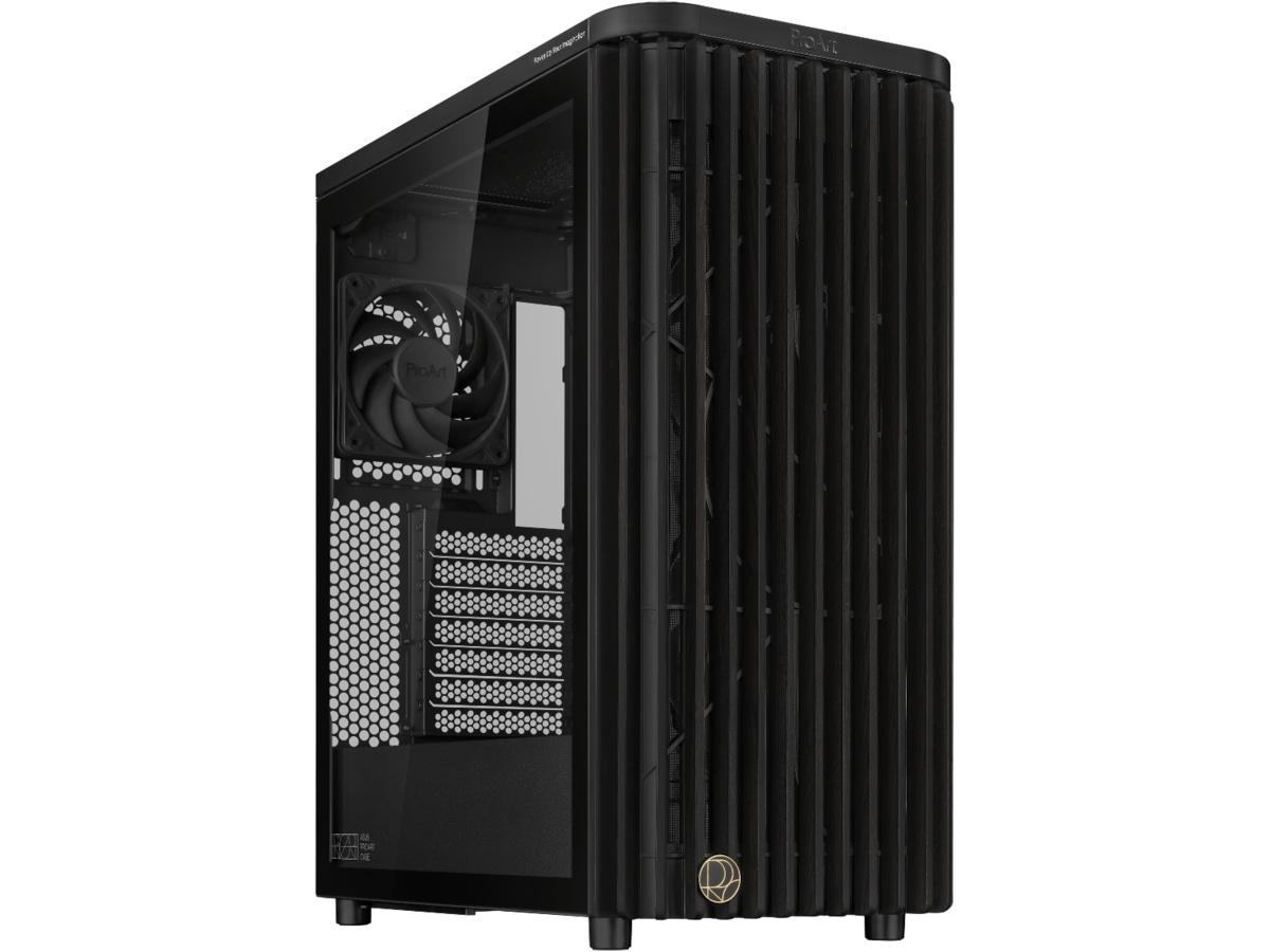 Asus Proart PA401 Wood TG PWM Mid Tower (sort) Midi tower