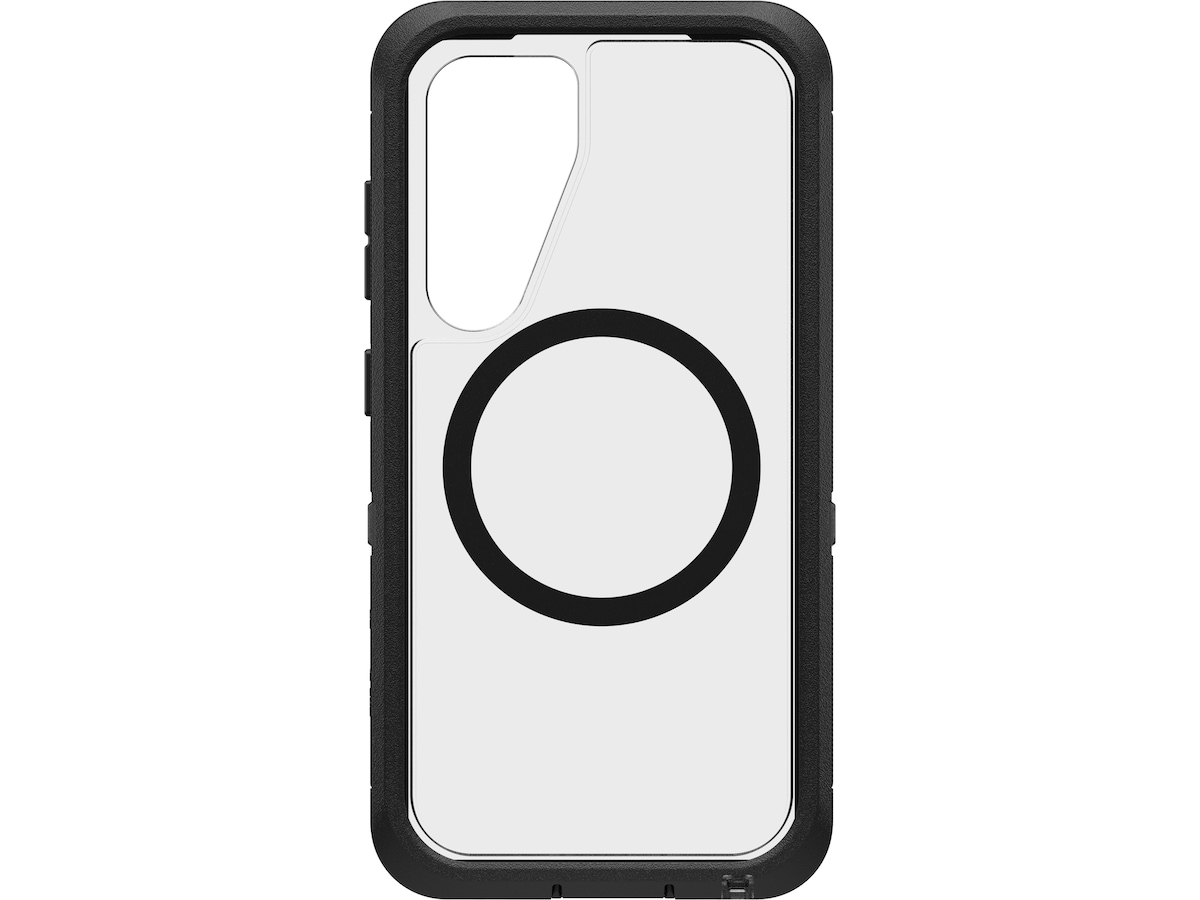 OtterBox Galaxy S25 Defender XT deksel (gjennomsiktig/sort) Mobildeksel