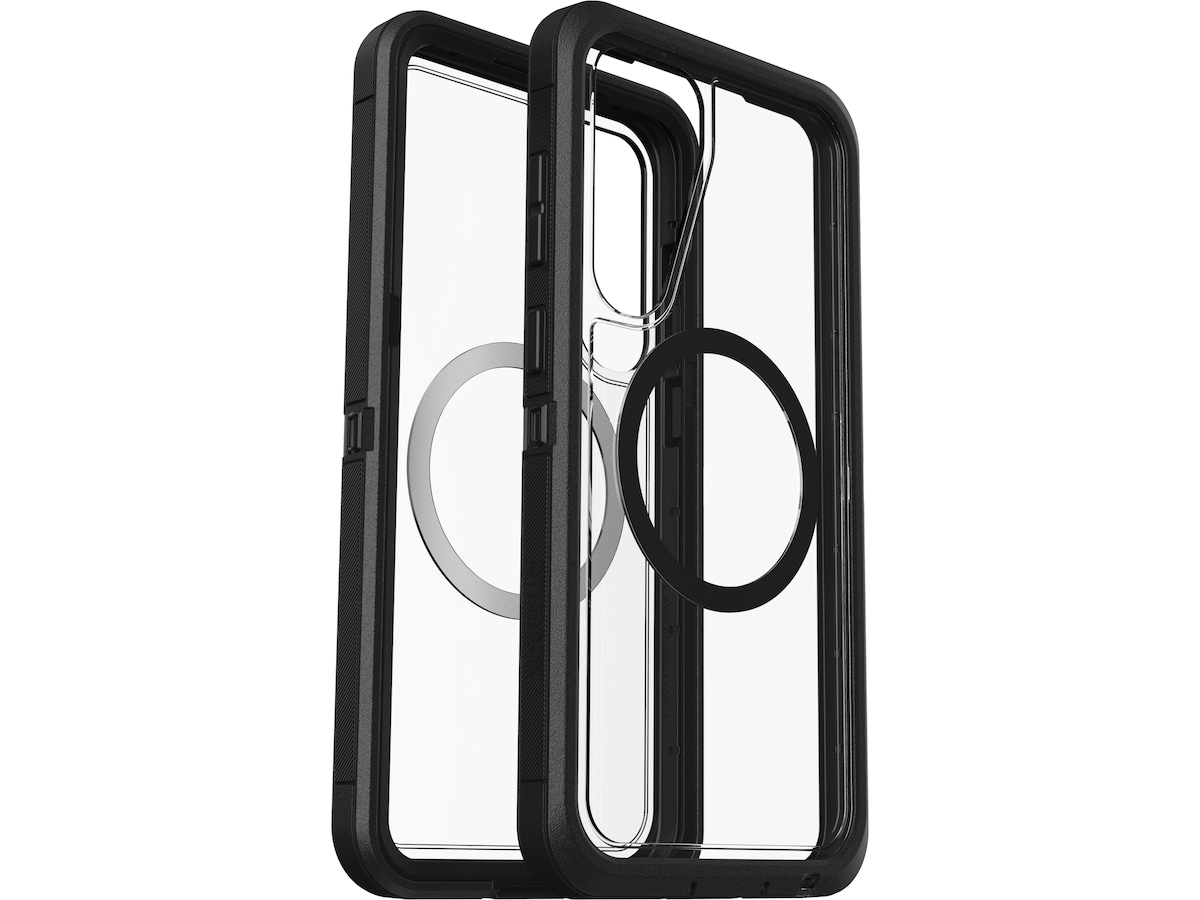 OtterBox Galaxy S25+ Defender XT deksel (gjennomsiktig/sort) Mobildeksel