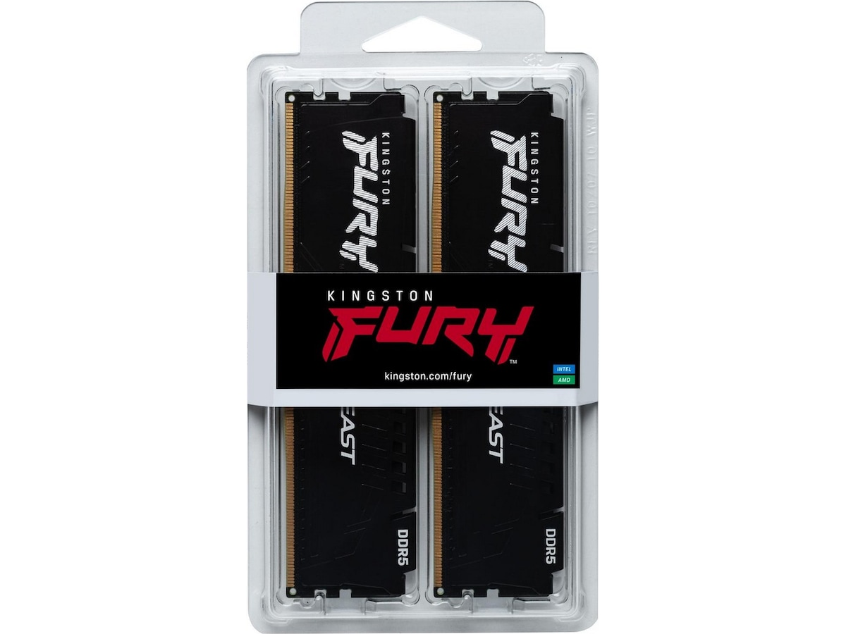 Kingston FURY Beast DDR5 6400MHz 32GB Minnebrikker