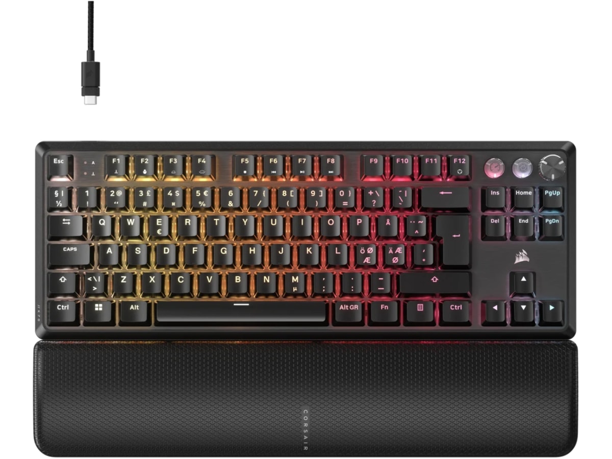 Corsair K70 PRO TKL RGB Gamingtastatur (sort) Gamingtastatur