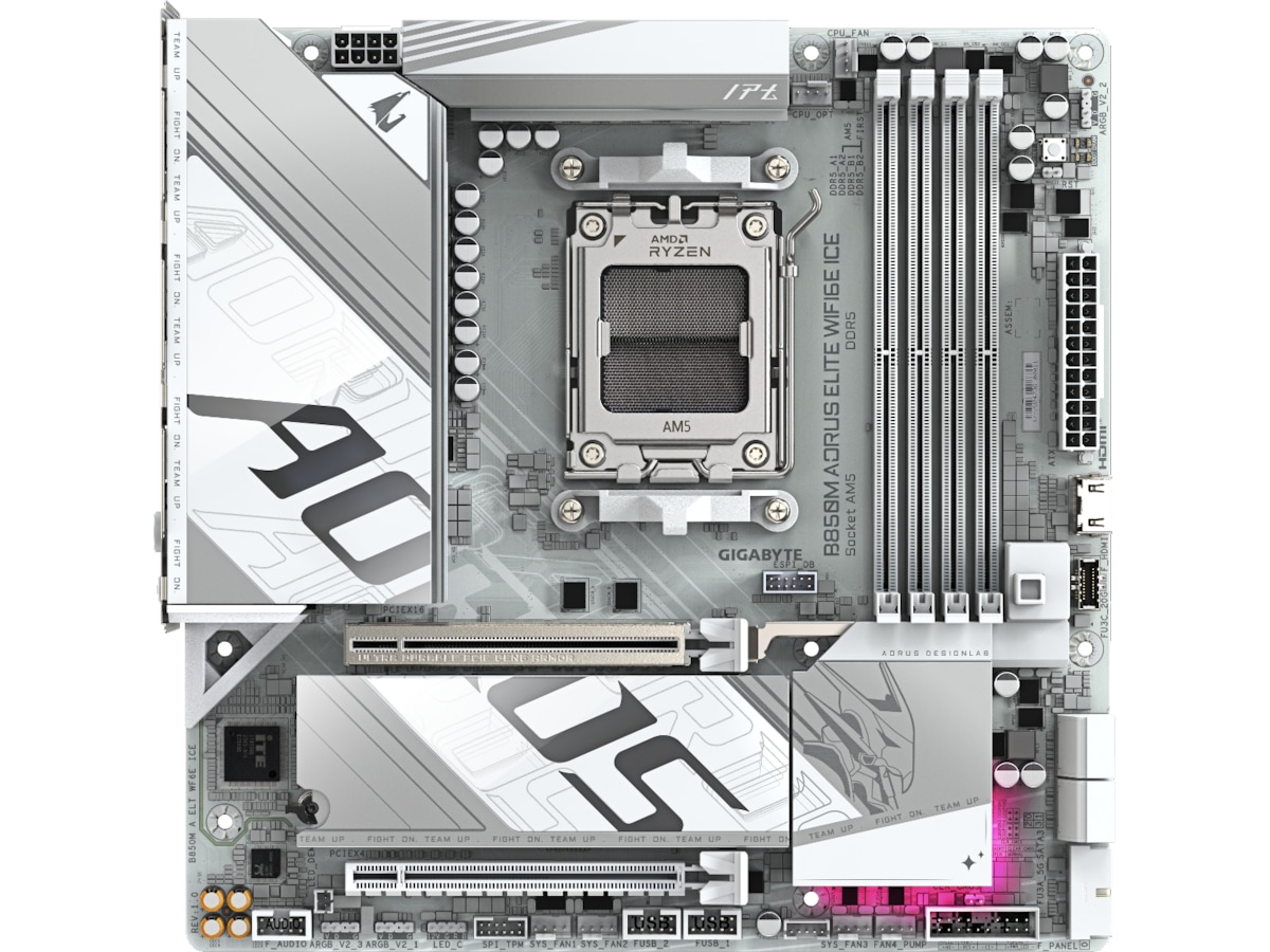 Gigabyte B850M Aorus Elite WF6E ICE Hovedkort AMD Socket