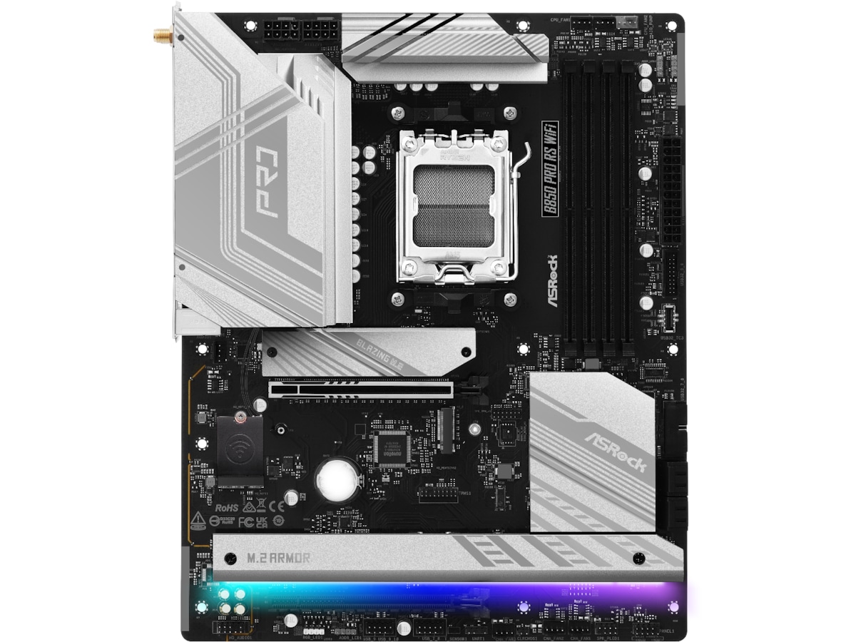 ASRock B850 Pro RS WiFi Hovedkort AMD Socket