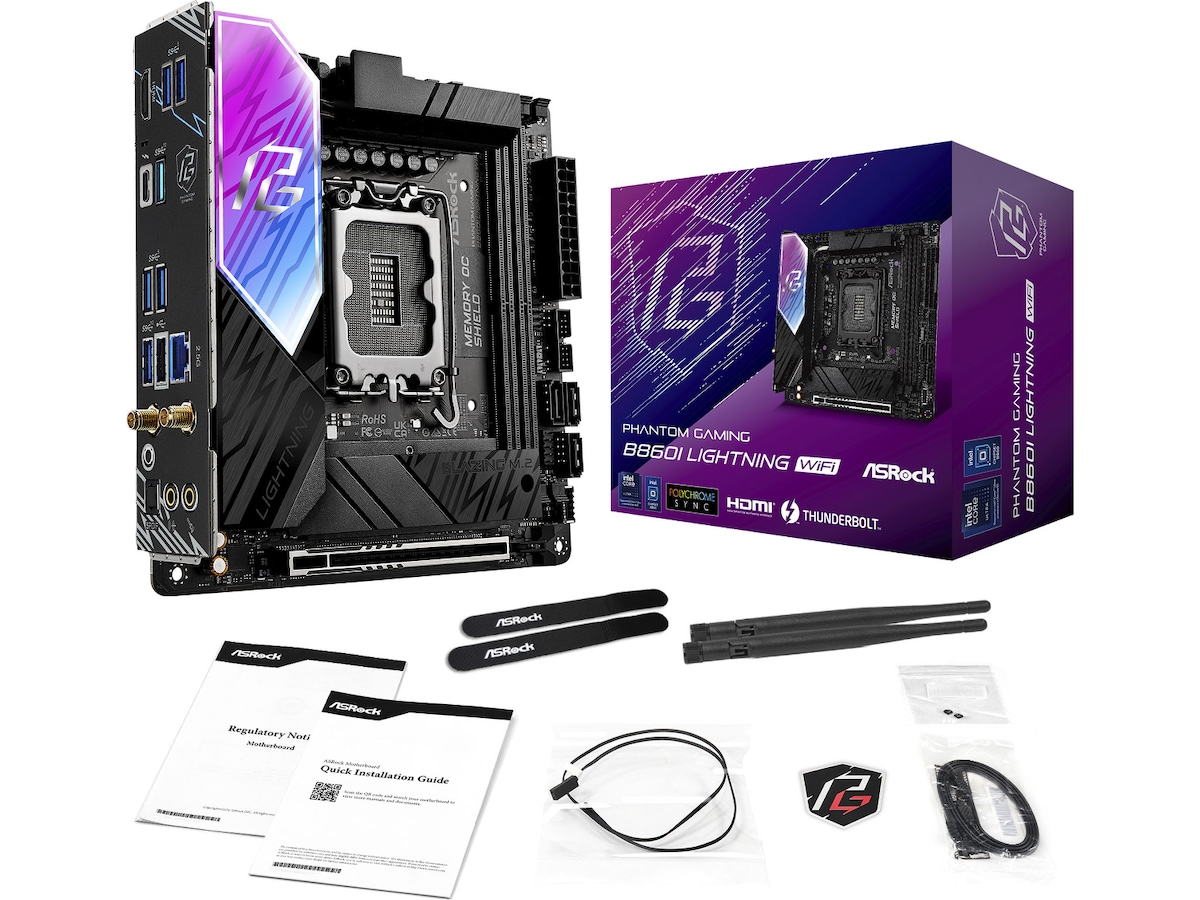ASRock B860I Lightning WiFi Hovedkort Intel Socket