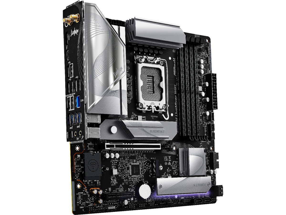 ASRock B860M LiveMixer WiFi Hovedkort Intel Socket