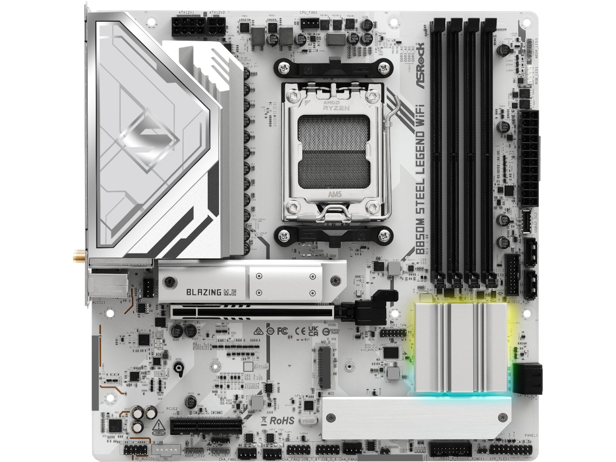 ASRock B850M Steel Legend WiFi Hovedkort AMD Socket