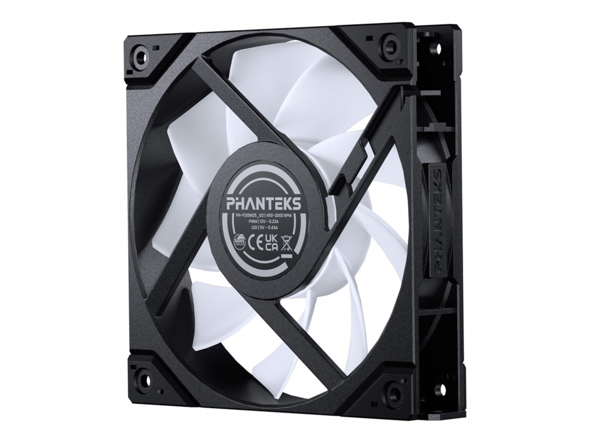 Phanteks M25 Gen2 120mm DRGB Vifte (sort) Vifter