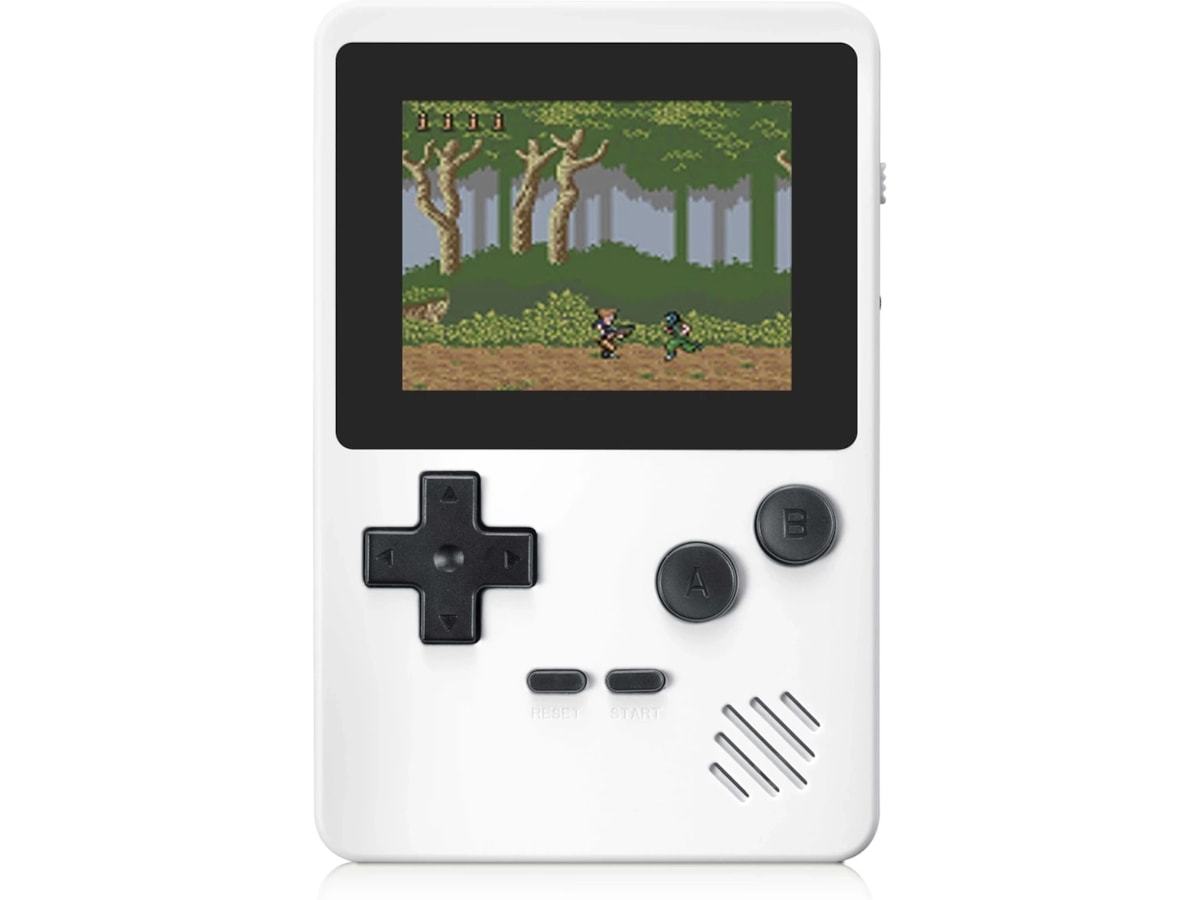 Gaming Tech CT-885 8-bit portabel spillkonsoll (hvit) Håndholdte spillkonsoller