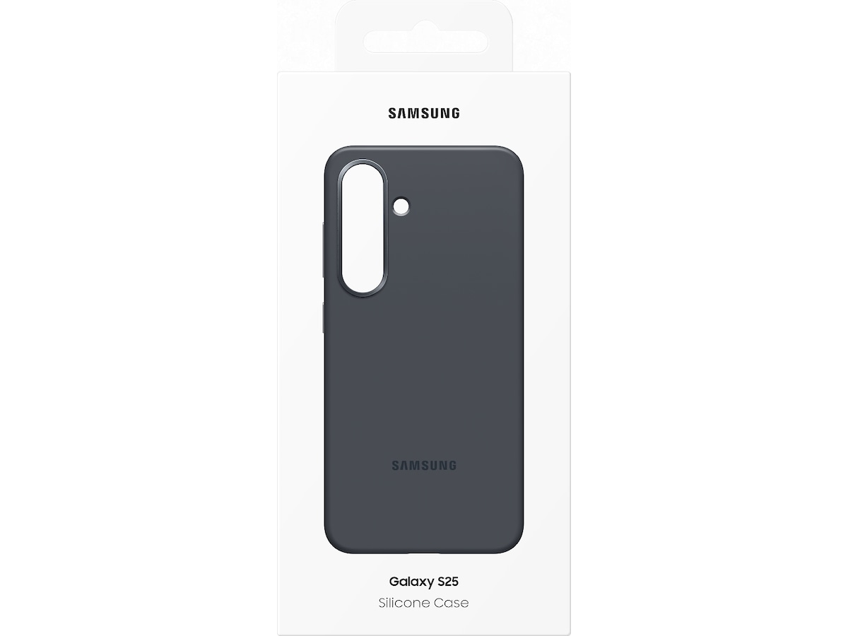Samsung Galaxy S25 Silikondeksel (sort) Mobildeksel