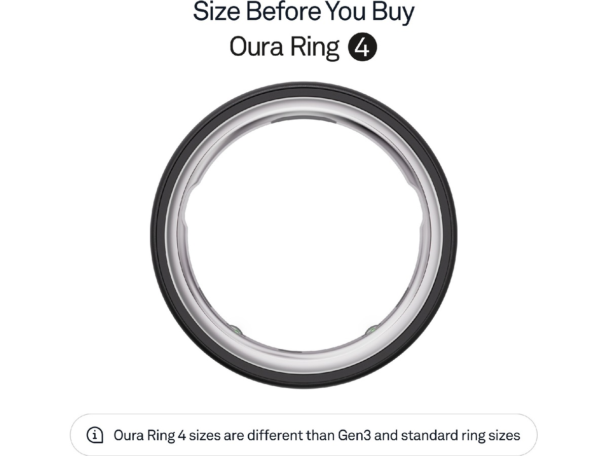 Oura Ring 4 Smart Ring str. 6 (stealth) Smart ring