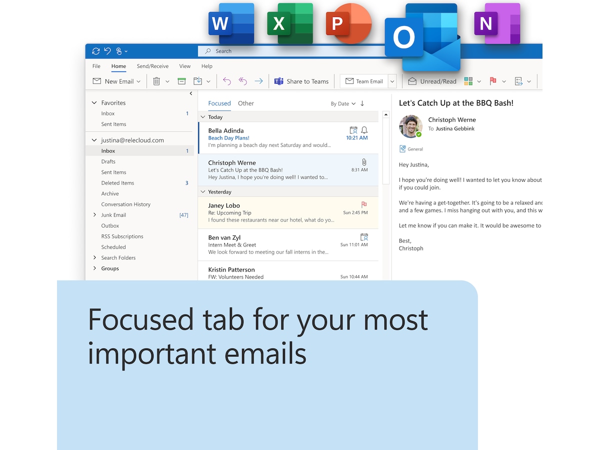 Microsoft Office Home & Business 2024 Kontorapplikasjoner