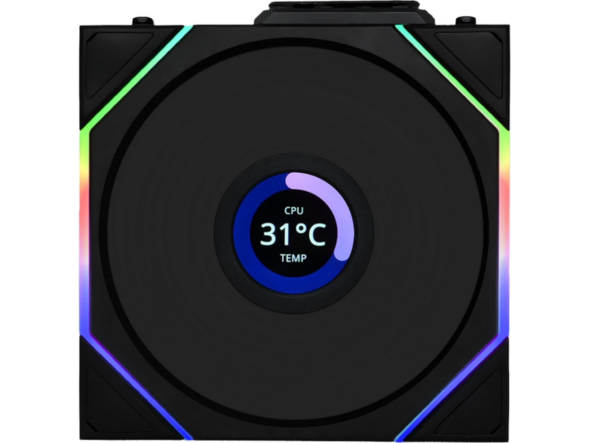 Lian Li UNI FAN TL Wireless LCD (sort) Vifter