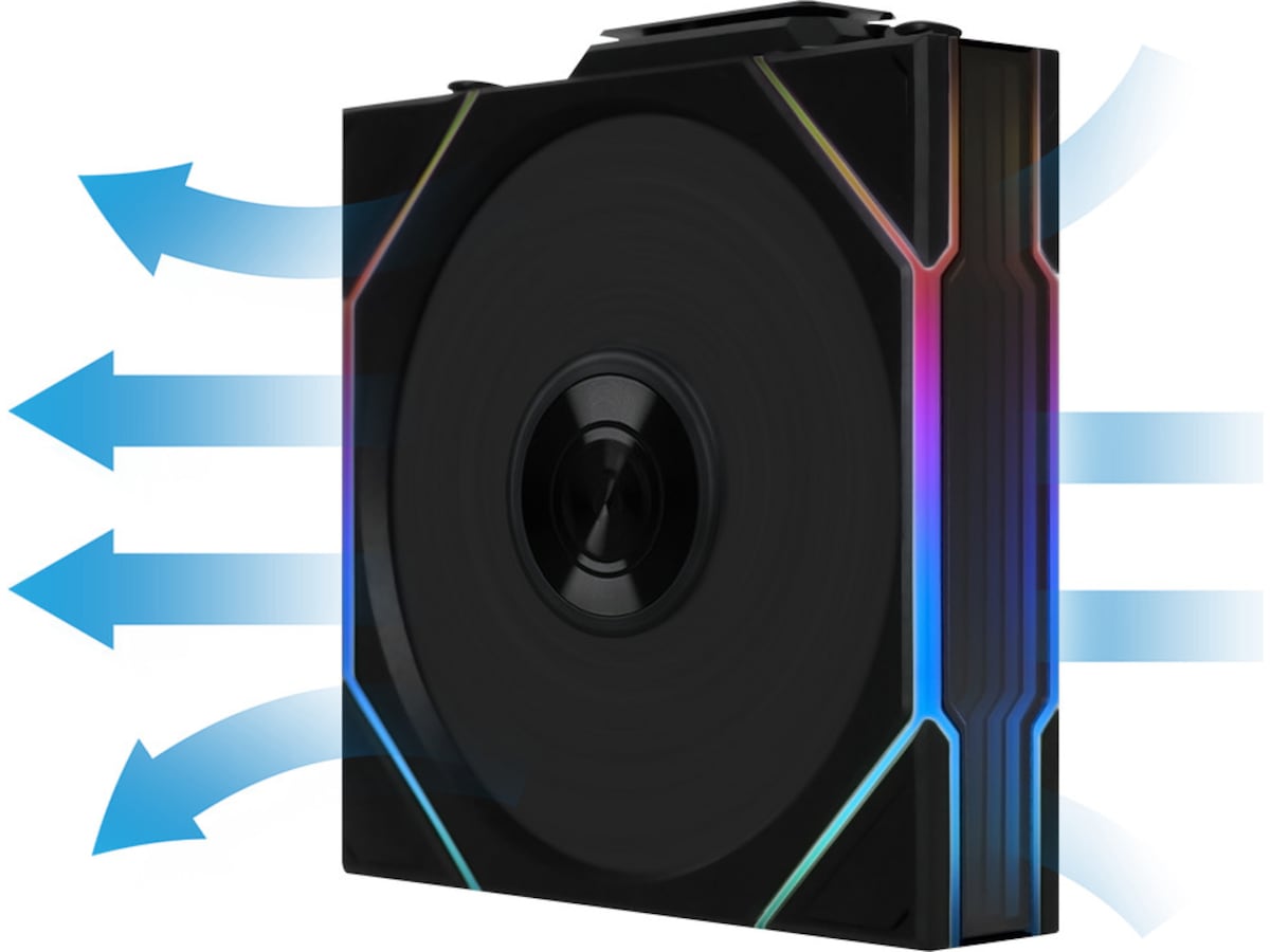 Lian Li UNI FAN TL Wireless Reverse 3pk (sort) Vifter