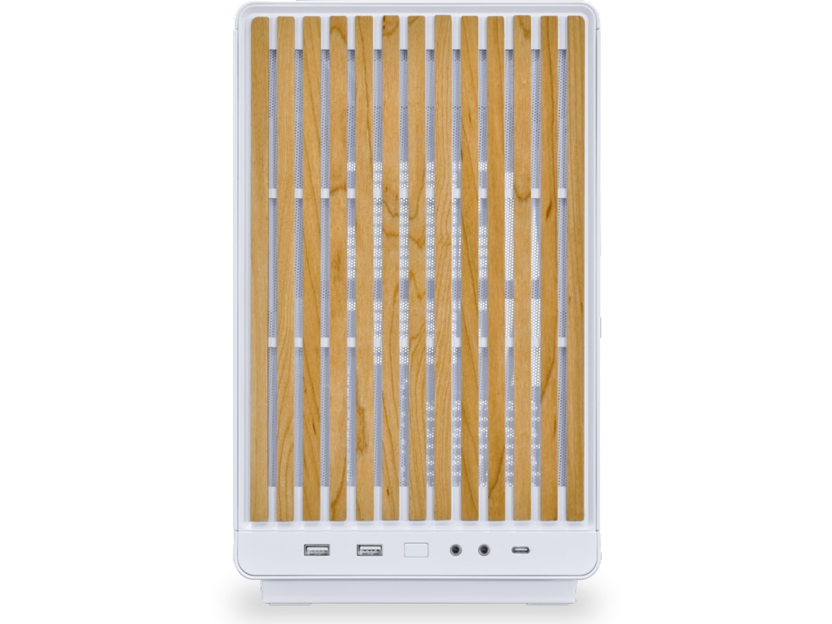 Lian Li A3- mATX-WD (hvit/beech) Midi tower