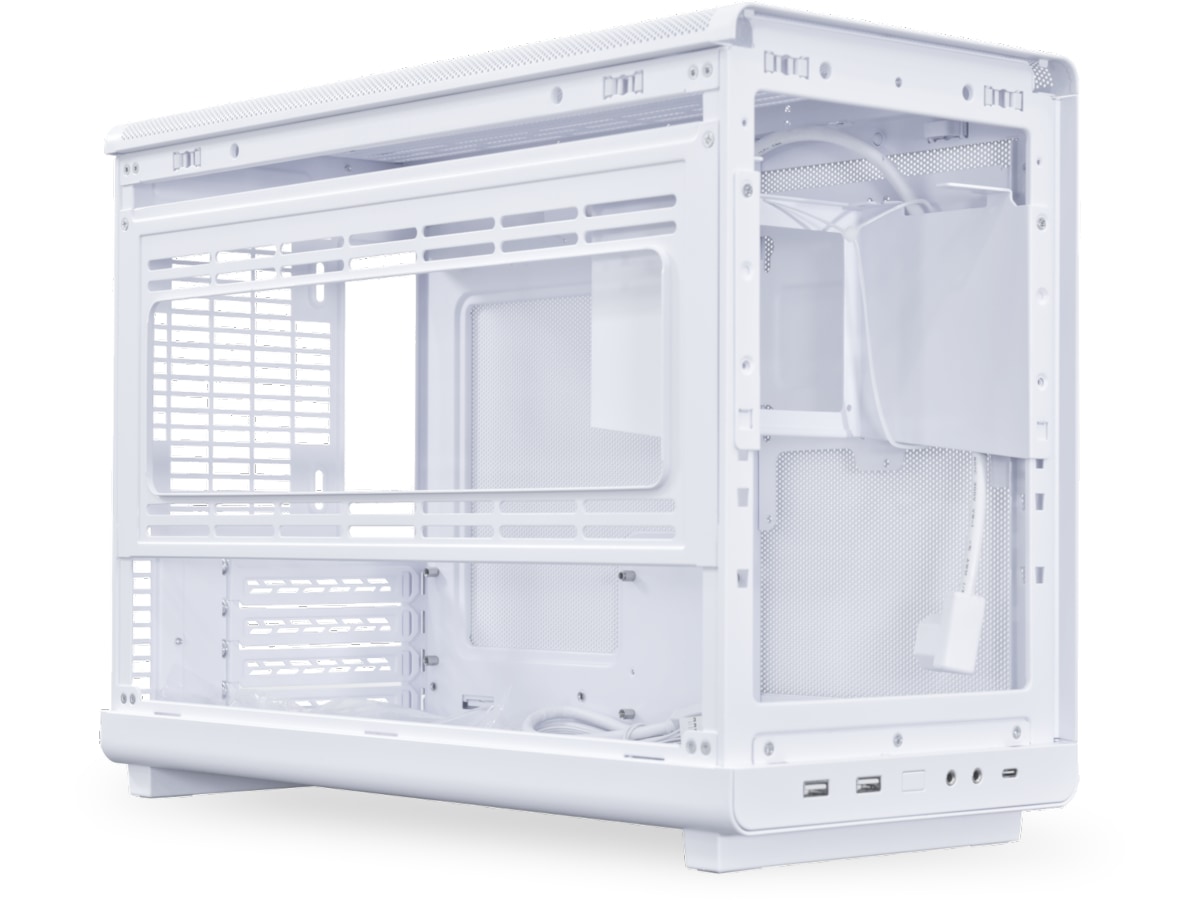 Lian Li A3- mATX-WD (hvit/beech) Midi tower