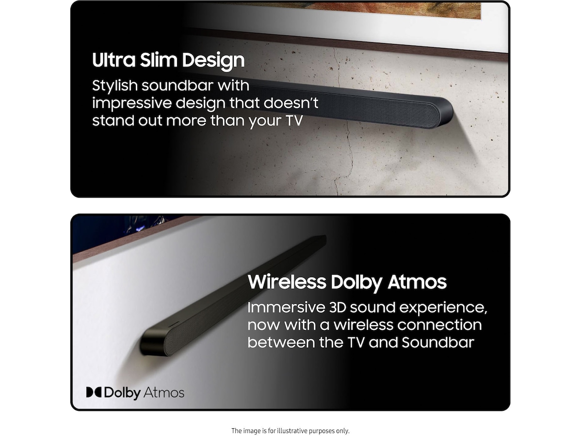 Samsung HW-S710D soundbar med subwoofer (sort) -B-Grade Demo DVD/Hi-Fi/stereo
