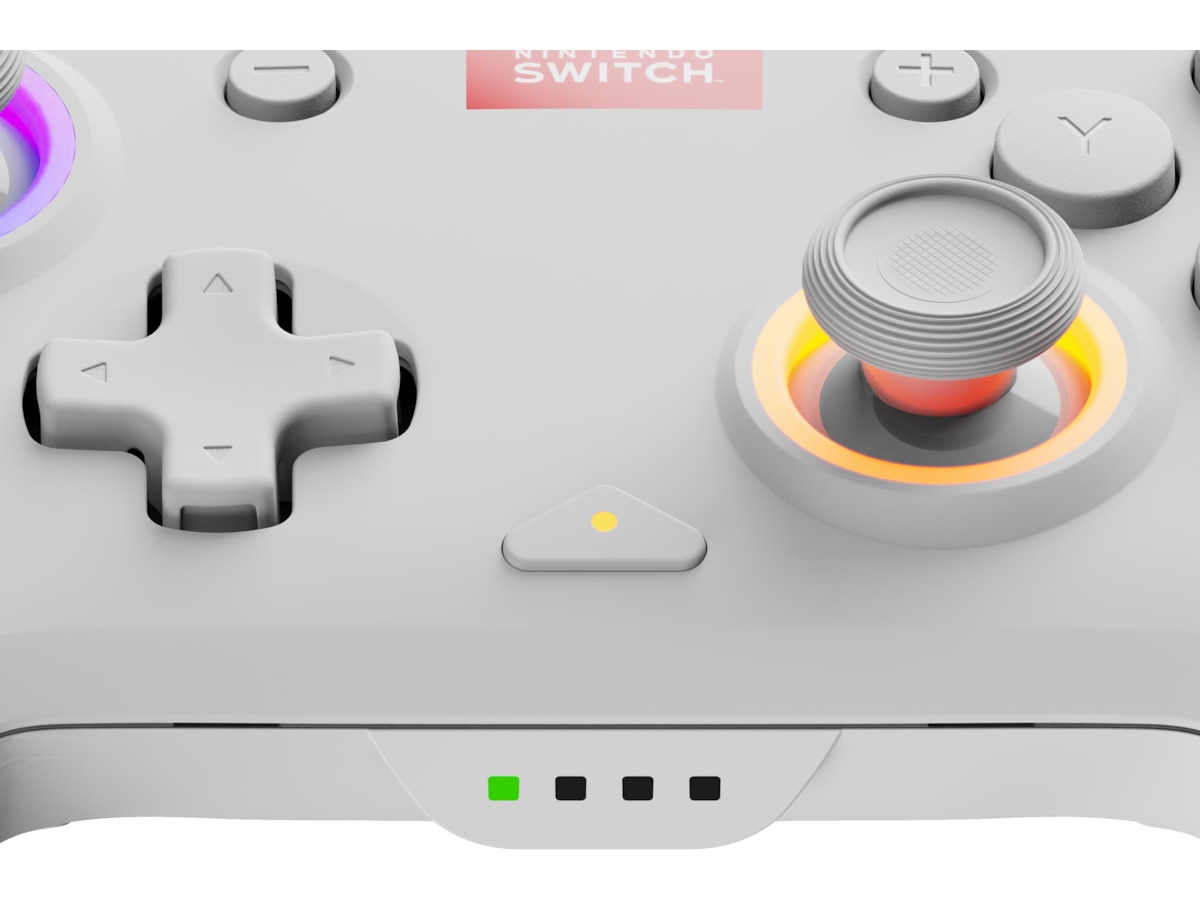 PDP Afterglow Wave Nintendo Switch kontroller (hvit) Tilbehør til spillkonsoller
