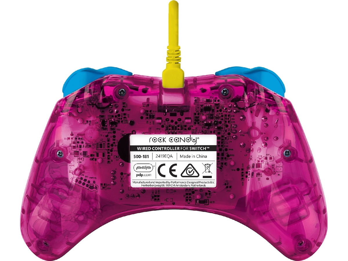 PDP Rock Candy Wired Controller - Peach Tilbehør til spillkonsoller