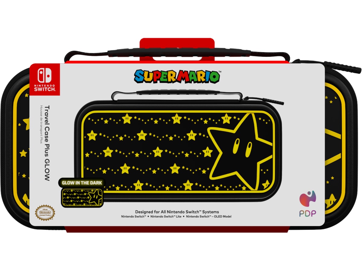PDP NSW Travel Case Plus GLOW (mario stars) Tilbehør til spillkonsoller