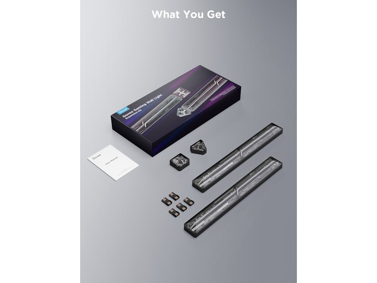 Govee Gaming Wall Light utvidelseskit Led strips & underholdning