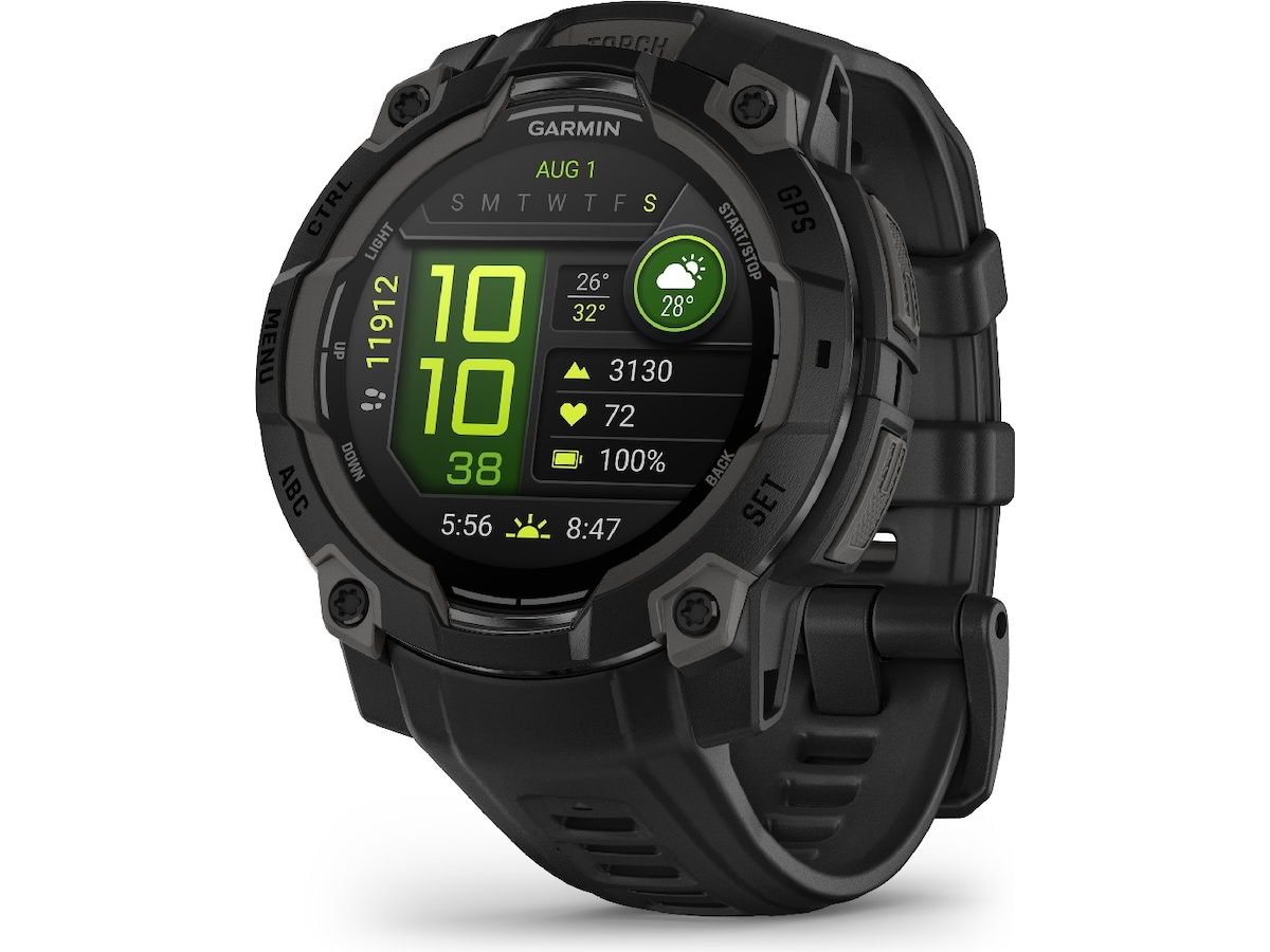 Garmin Instinct 3 AMOLED 45mm (sort) Smartklokker