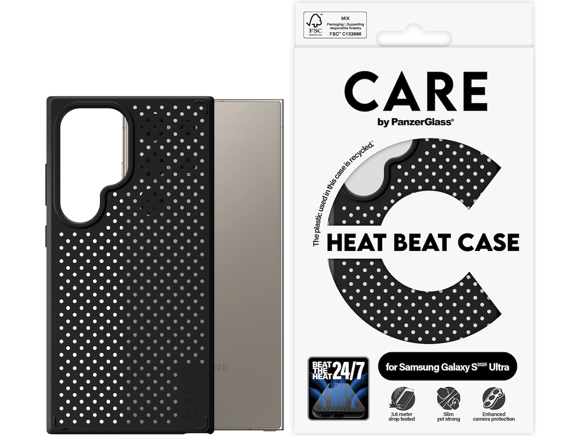 PanzerGlass CARE Galaxy S25 Ultra Heat Beat deksel Mobildeksel
