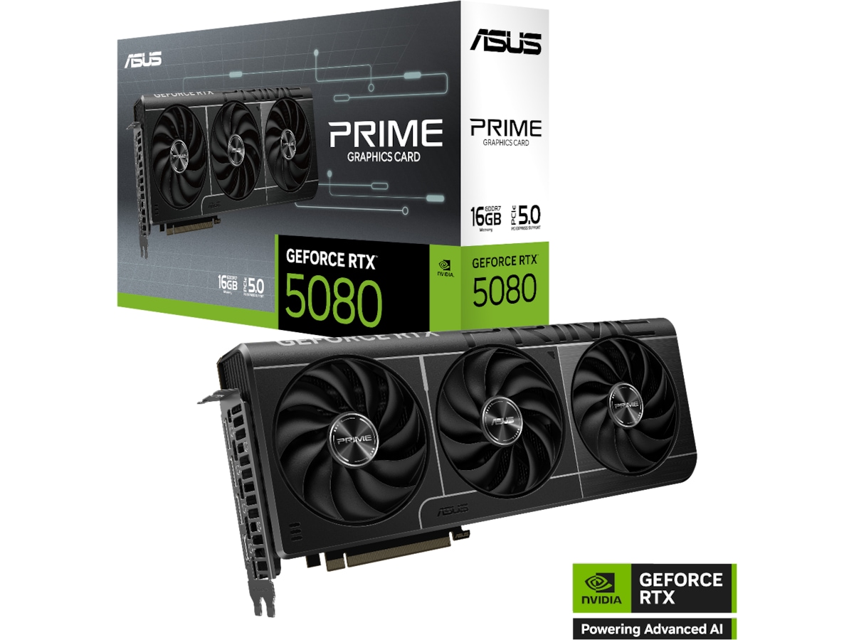 ASUS Prime GeForce RTX 5080 Skjermkort