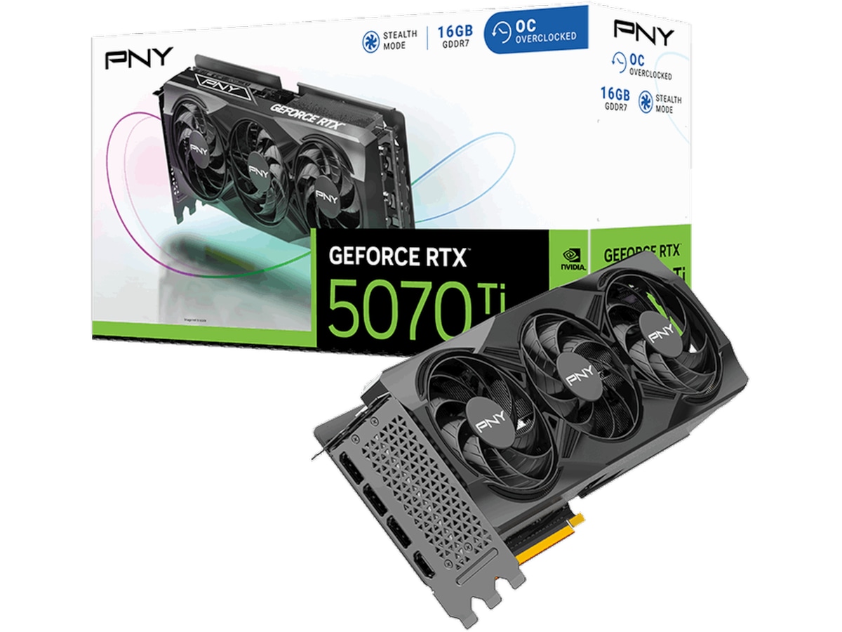 PNY GeForce RTX 5070 Ti OC Skjermkort