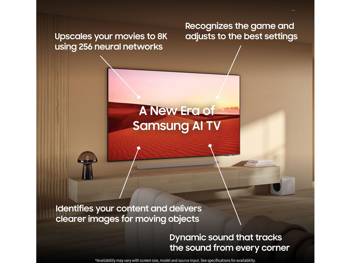 Samsung 65" QN800D 8K Neo QLED Mini LED TV TQ65QN800D -B-Grade Demo TV/projektor