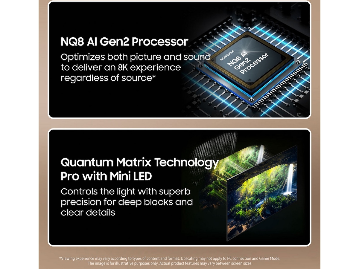 Samsung 65" QN800D 8K Neo QLED Mini LED TV TQ65QN800D -B-Grade Demo TV/projektor