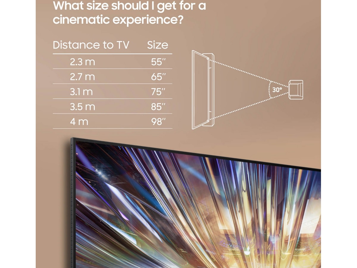 Samsung 65" QN800D 8K Neo QLED Mini LED TV TQ65QN800D -B-Grade Demo TV/projektor