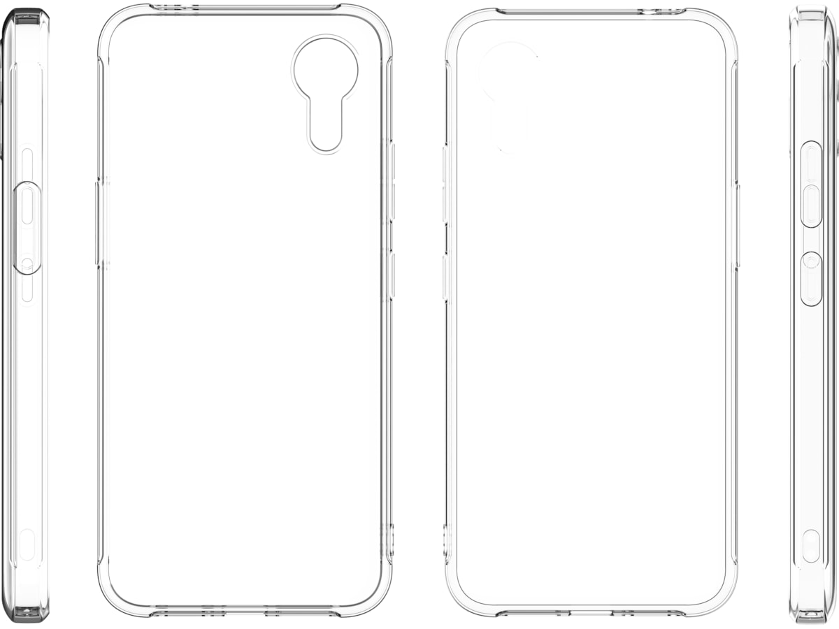iiglo Galaxy Xcover 7 Pro Clear Case (gjennomsiktig) Mobildeksel