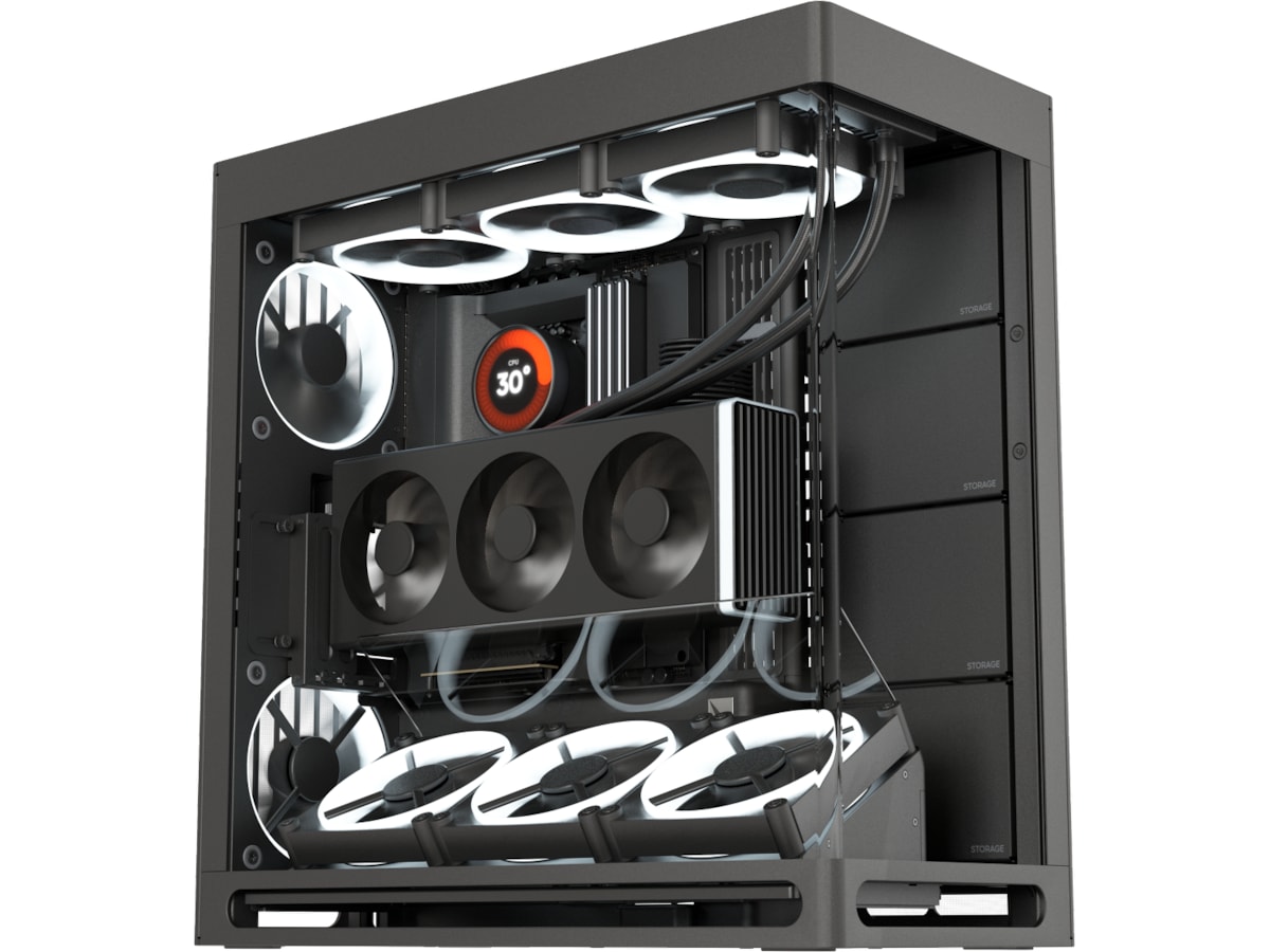 HAVN HS 420 VGPU Mid Tower (sort) Midi tower