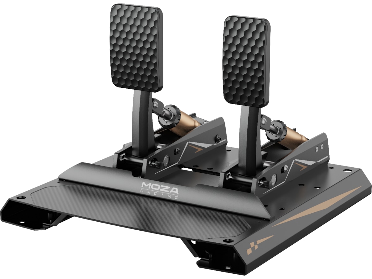 MOZA CRP2 Load-Cell Pedals (Throttle + Break) Ratt og pedaler