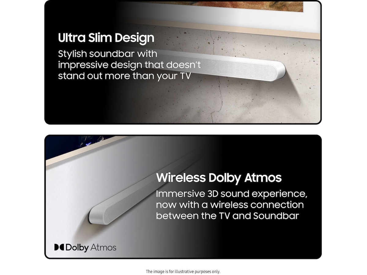 Samsung HW-S711D soundbar med subwoofer (hvit) -B-Grade Demo DVD/Hi-Fi/stereo