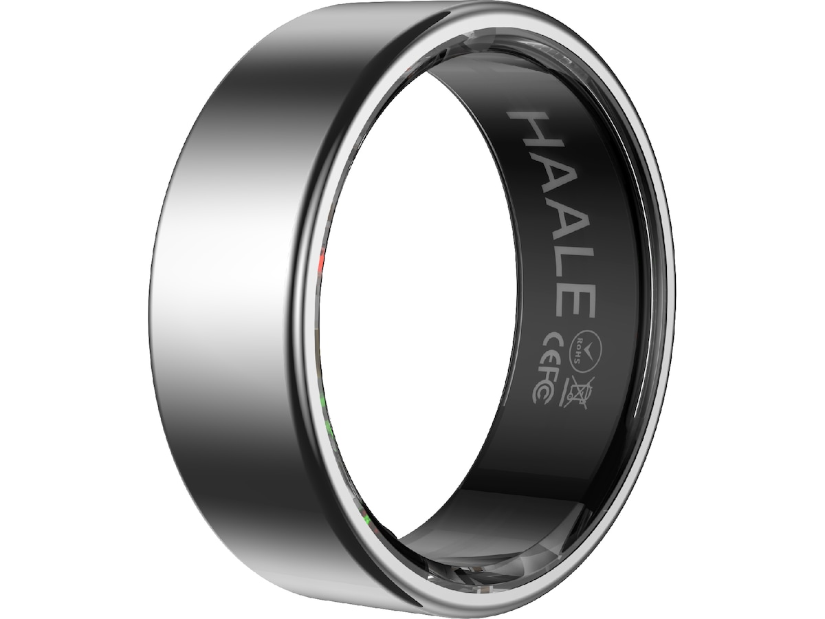 Haale II Smart Ring str. 10 (børstet sølv) Smart ring