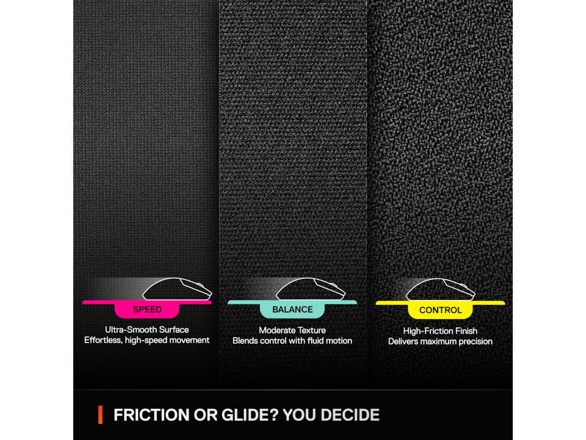 SteelSeries QcK Performance XL Balance gamingmusematte Gamingmusematte