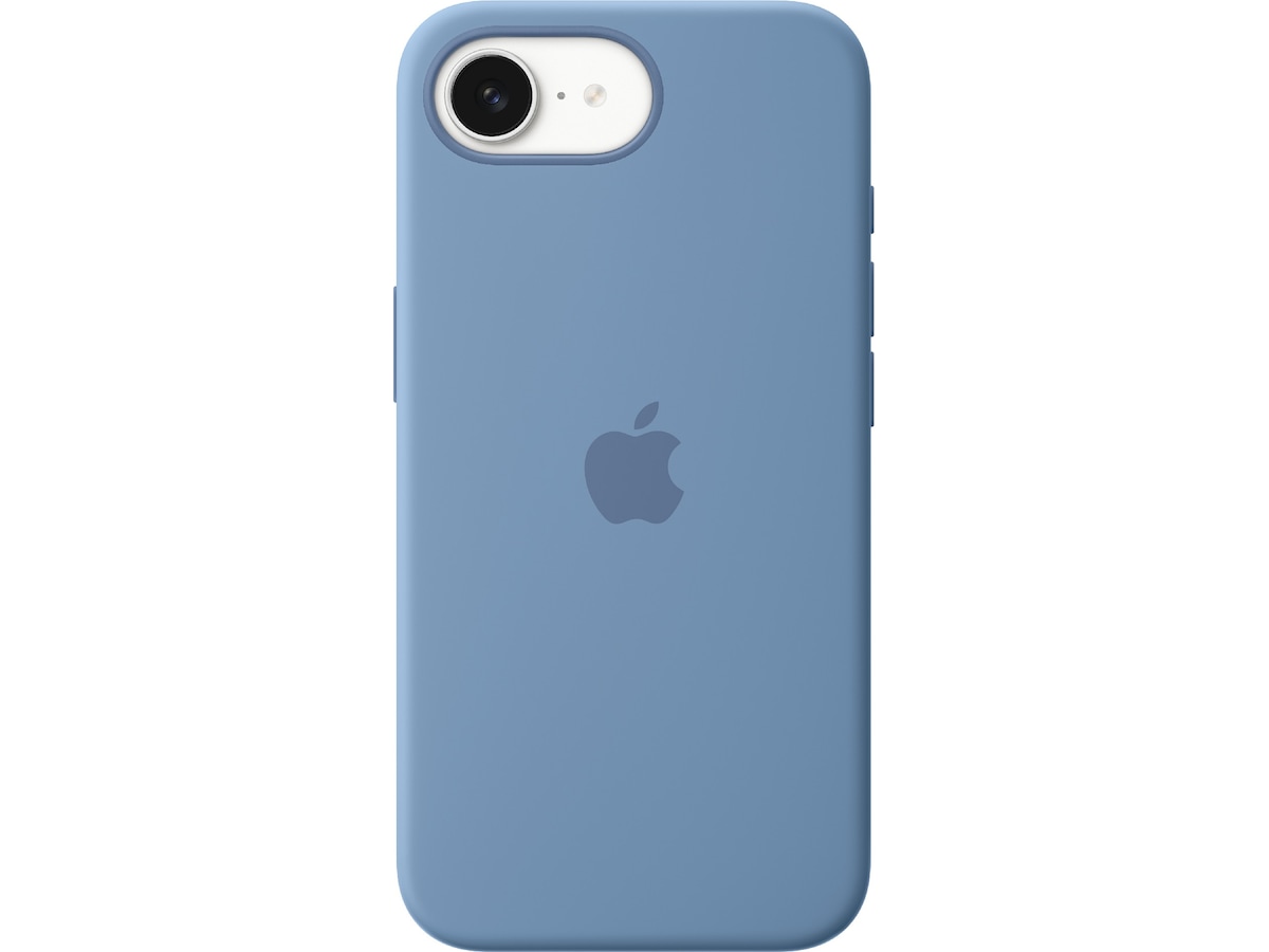 iPhone 16e Silikondeksel (vinterblå) Mobildeksel