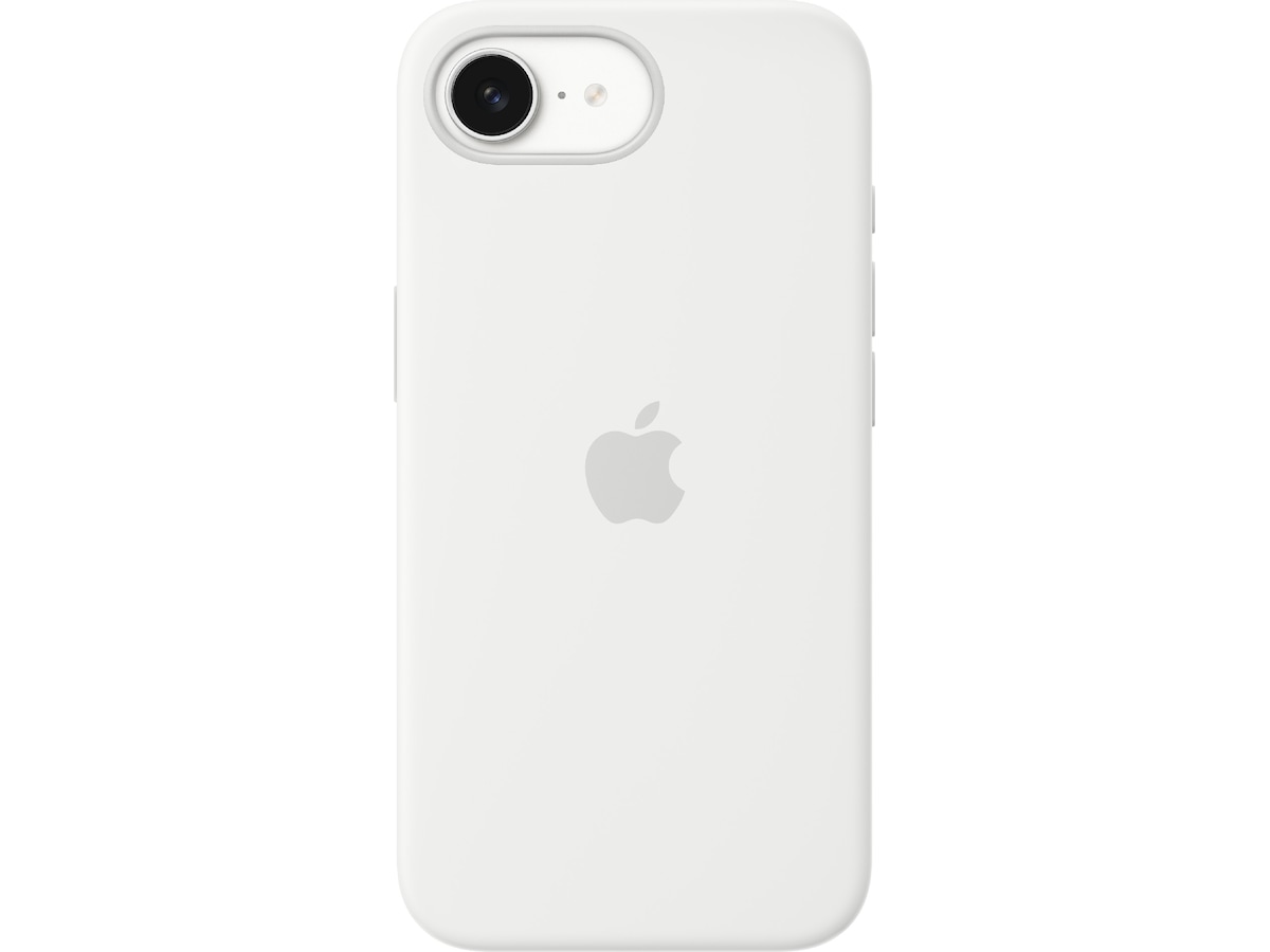 iPhone 16e Silikondeksel (hvit) Mobildeksel