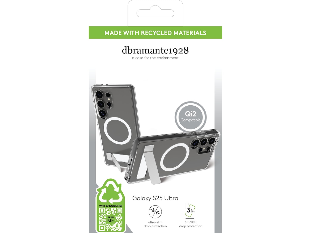 dbramante1928 Galaxy S25 Ultra Iceland Pro Qi2 deksel (gjennomsiktig) Mobildeksel