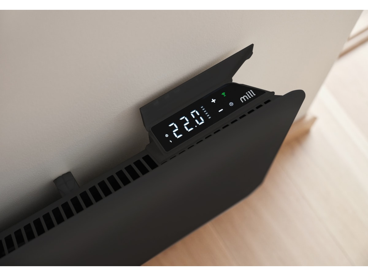 Mill Invisible Smart WiFi Gen 4 panelovn 700W (sort) Panelovner