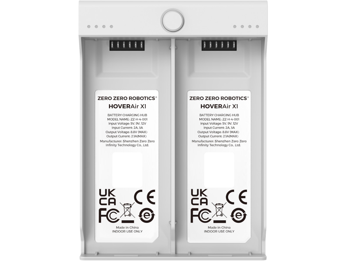 HoverAir X1 Lade-hub (hvit) Batteri & ladere til droner