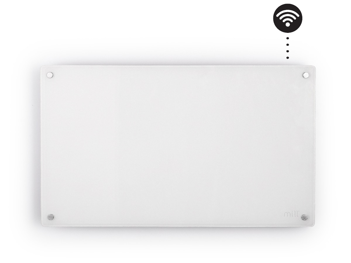Mill Glass Smart WiFi Gen 4 panelovn 700W (hvit) Panelovner