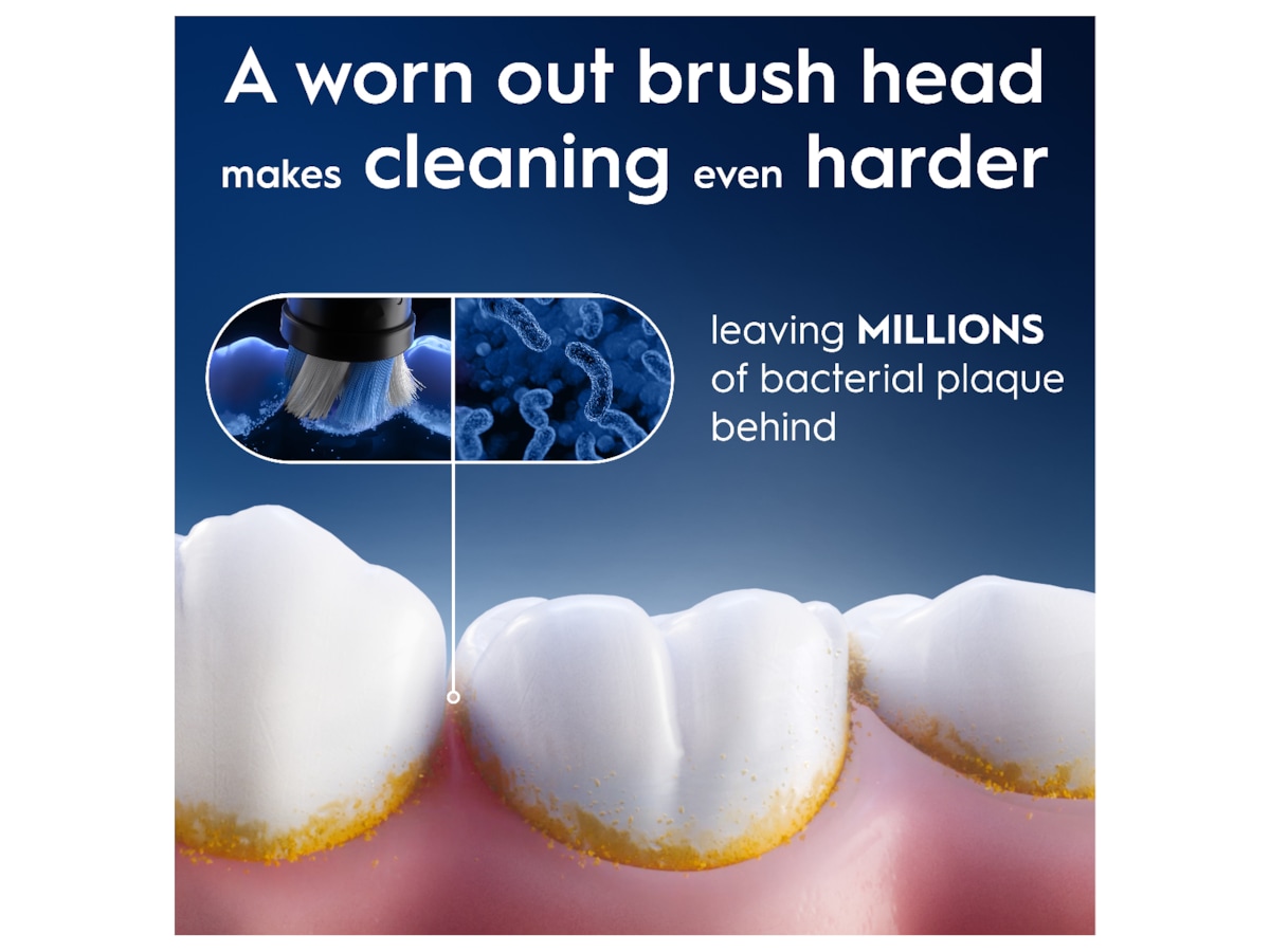 Oral-B iO Ultimate Clean Børstehoder 3 stk (hvit) Tannbørstehoder