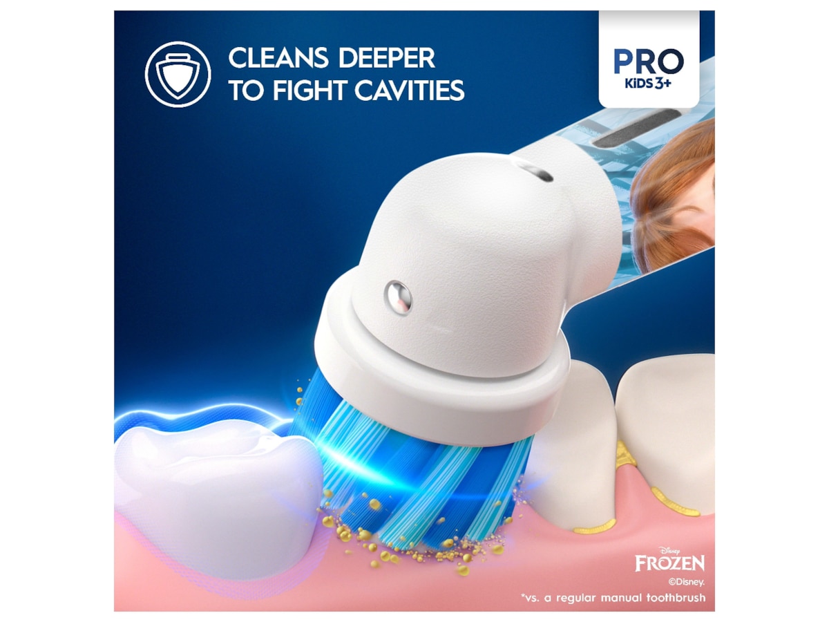 ORAL-B Vitality Pro Kids Elektrisk tannbørste (frozen) Elektriske tannbørster